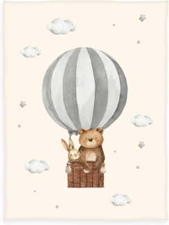Babydecke babybest Ballonfahrt, Baby Best, niedliches Motiv