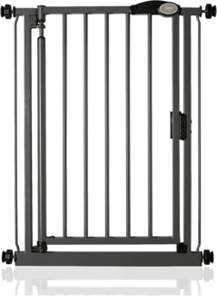 Bettacare Automatisch Schließendes Treppengitter, 68.5cm - 75cm, Schiefergrau, Schmal, Druckmontage-Sicherheitsgitter, Babygitter, Sicherheitsschranke für Türen, Flure und Räume