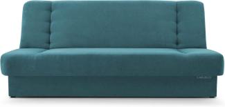 MOEBLO Schlafsofa Cyprus, Sofa Kippsofa Klappsofa Clic-Clack Couch für Wohnzimmer Federkern Sofagarnitur Polstersofa - 192x85x92 cm -, mit Bettkasten und Schlaffunktion