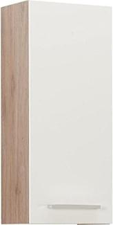 PELIPAL Quickset 380 Wandschrank, Holzdekor, Sanremo Eiche Terra Quer Nachbildung, 20,0 x 30,0 x 70,0 cm