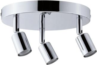 Paulmann 66747 Spotlight Carolina IP44 GU10 230V 3-flammig Chrom