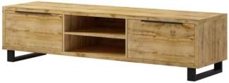 Lowboard "Halle" TV-Unterschrank 180cm wotan eiche
