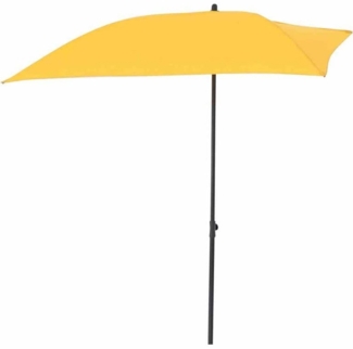 SIENA GARDEN City Balkonschirm anthrazit/gelb, 160x100 cm Gestell Stahl anthrazit, Bezug 100% Polyester, 160g/m² gelb, Lichtschutzfaktor UPF 50+