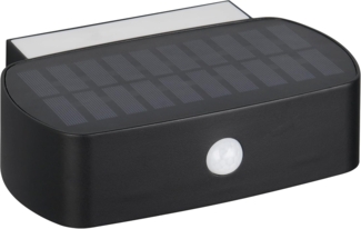 Solar Außenwandleuchte BILBAO auch per USB aufladbar mit Bewegungsmelder B: 21cm