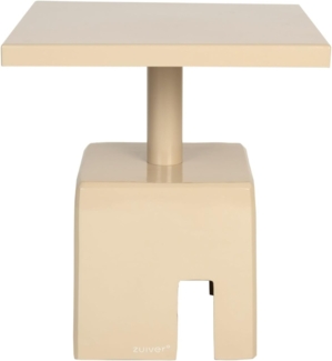 Beistelltisch CHUBBY quadratisch Beige von Zuiver
