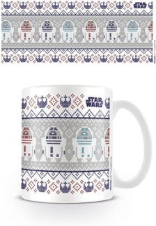 empireposter Star Wars R2D2 Xmas Größe (cm), ca. Ø8,5 H9,5 Beschreibung: Krieg der Sterne Keramik Tasse, weiß, bedruckt, Fassungsvermögen 320 ml, spülmaschinen und mikrowellenfest