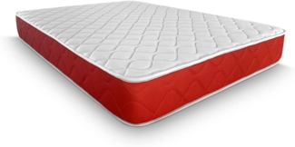 DUÉRMETE ONLINE Viskoelastische Matratze, wendbar, fest und bequem, Höhe 23 cm, für Winter/Sommer, Weiß, 105x190 cm