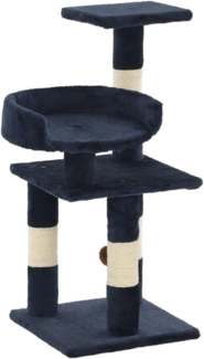 vidaXL Katzen-Kratzbaum mit Sisal-Säulen 65 cm Blau 170611