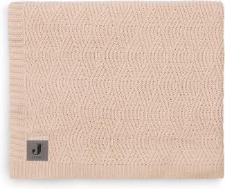 Jollein Strickdecke Decke Babydecke 75x100 cm River knit pale pink