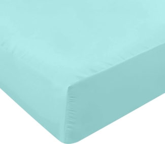 Utopia Bedding Queen-Size-Spannbetttuch – Bettlaken – Tiefe Tasche – weiche Mikrofaser – schrumpf- und lichtbeständig – pflegeleicht – nur 1 Spannbetttuch (Spa-Blau)
