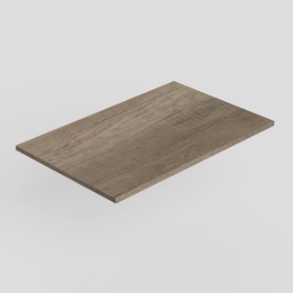 Baikal Holz-Arbeitsplatte für Badezimmer, Melamin, 16 mm, Tischplatte, Verschiedene Ausführungen und Größen, kombinierbar mit jedem modularen Möbelstück, Holzarbeitsplatte, 1,6 cm, 70 cm