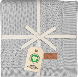 Babydecke DIKOS® Babydecke aus *100%* Bio Baumwolle, Strickdecke, Geschenk, DIKOS, PREMIUM Qualität, 75x100 cm, atmungsaktiv, nachhaltig, kuschelweich