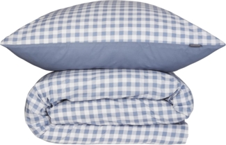 Schiesser Wendebettwäsche Vichy aus weicher Baumwolle mit Karos, Renforcé, 2 teilig, Made in Green