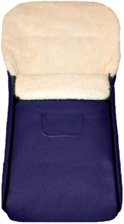 Baby-Joy Fußsack Fußsack KAI XL 105cm Lammwolle Winterfußsack Thermo Babyfußsack 6 Mon, Wetterfest, Thermo-warm und Ultraweich