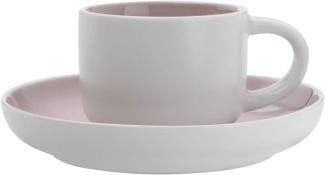 TINT Espressotasse 100 ml in ROSA mit Untertasse / DI0121 / Porzellan / Maxwell & Williams