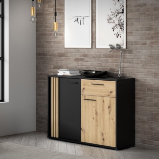 FORTE Kommode Cardigan, Kommode, 2 farbig, Stauraum, Schubkasten, Soft Close, Breite 115,8cm