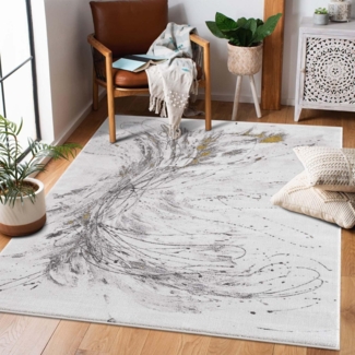 Carpet City Teppich Chic, rechteckig, Höhe: 11 mm, Kurzflor, Abstrakt, Modern, Weicher Flor