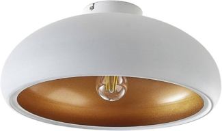 Lindby Deckenleuchten Gerwina, Metall, Weiß IP20, 1 x 60 W