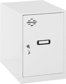 Simon Rack Schließfächer, Metall, 475 x 300 x 500 cm, Weiß, Metall