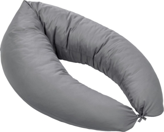 XDREAM Stillkissen Schwangerschaftskissen, Lagerungskissen, mit weichem Microfaserbezug, 1-tlg, XXL Stillkissen, Seitenschläferkissen mit Bändern zum Knoten, 190 cm