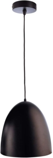 Deko Light Bell Pendelleuchte schwarz, weiß 1 flg. E27 Modern