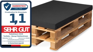 TexDeko Palettenkissen BEZUG (NUR BEZUG) für Palettenpolster, Palettenkissen, In- & Outdoor geeignet, Top Qualität