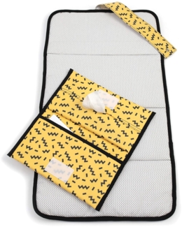KipKep Napper Wickelunterlage + Wickeletui Memphis Yellow