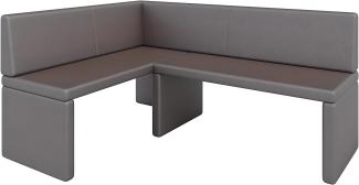 Eckbank Akiko Corner Bench - Eckbankgruppe für Ihrem Esszimmer, Küche modern, Sitzecke, Essecke. Perfekt für Küche, Büro und Rezeption. Solide und Starke Verarbeitung. (Soft 30, 142x196cm Links)