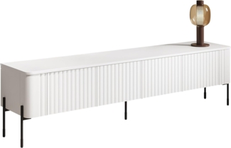 TV-Lowboard Veralli 190 (Farbe: Weiß)