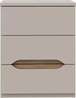 FORTE Nachtkommode, B/H/T 50,4/63,5/41,5 cm Nako passend zum Boxspringbett