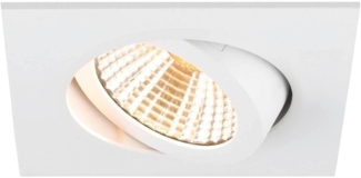 SLV 1007427 NEW TRIA® 68 Deckeneinbauleuchte Dim-to-Warm 38° quadratisch weiß