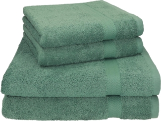 Betz Handtuch Set 4-tlg. PREMIUM 2 Handtücher und 2 Duschtücher, 100% Baumwolle (4-St)