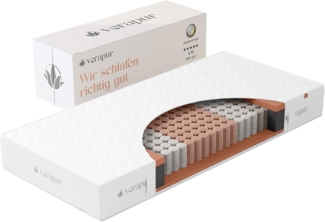 Verapur 'Ortho Plus' Taschenfederkernmatratze, H2, 80x210 cm
