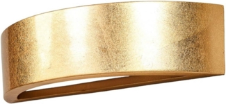 Lindby Wandleuchte Jasin, Gips Gold / Messing IP20, 1 x 25 W