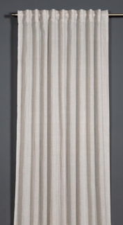 Sehlbach Fertigschal mit Gardinenband 135x245 cm natur