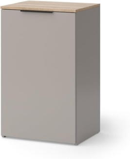 Kommode Wido Greige 50 x 80 cm mit Regal Vicco