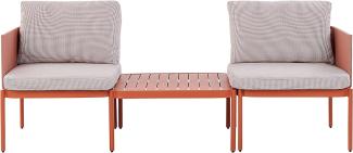 Lounge Set TERRACINA Aluminium Orange