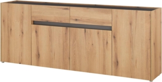 Sideboard Center in Eiche Evoke 223 cm