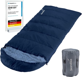 Skandika Kinderschlafsack Dundee Junior, Baumwolle, wasserabweisend, 3 Jahreszeiten, für Kinder, bis -15 °C