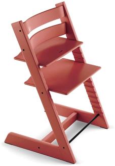 Stokke 'Tripp Trapp' Hochstuhl, warm red, höhenverstellbar, Buche massiv, bis 110 kg