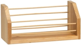 Regal Alamo aus MDF Holz in Weiß und Natur