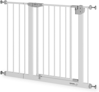 Sämann® Tür-,Treppenschutz, 90° Stop, ohne Bohren, 93-102 cm breit, 77 cm hoch, weiss