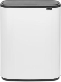 Brabantia Mülleimer, Weiß, 60 Liter