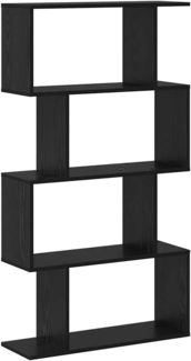 vidaXL Bücherregal Schwarz 70 x 24 x 129 cm Holzwerkstoff 879670