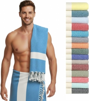 furora HOLIDAY Saunatuch Saunahandtuch Saunatuch Damen + Herren, Hamamtuch groß 100x200 XXL