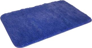 Kinzler J-10006/104 Royalblau Badematte, Mikrofaser, 60x100 cm