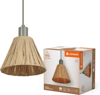 LEDVANCE Decor Raffia Pendelleuchte 1XE27 Grün