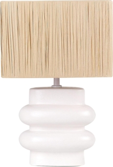 Tischleuchte JUDY Keramik Weiß