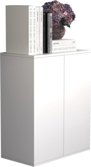 VCM Kommode & Sideboard Dalosa 918319 Weiß H. 73 x B. 60 x T. 32 cm