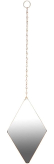 Umbra Dima Wandspiegel, Wand Spiegel, Dekorationsspiegel, Dekospiegel, Glas / Metall, Kupfer, 28. 7 cm, 358777-880